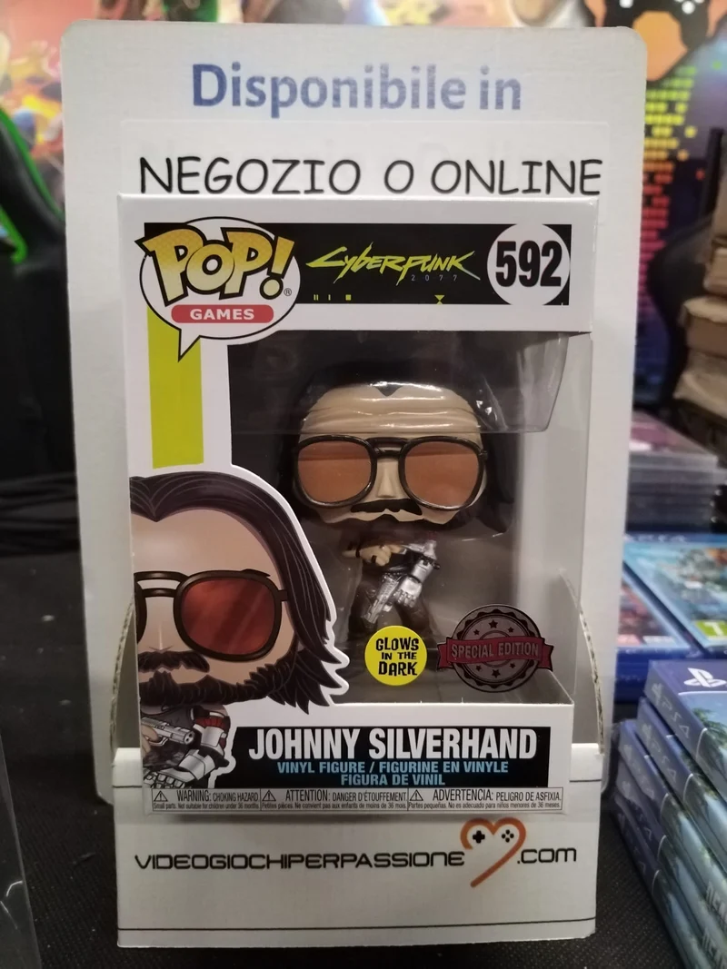 POP! FUNKO CYBERPUNK 2077 -JOHNNY SILVERHAND -592 -GLOWS IN THE DARK