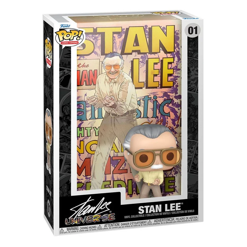 Stan Lee POP! Comic Cover Vinyl Figure 9 cm-PRE-ORDER 04-2023