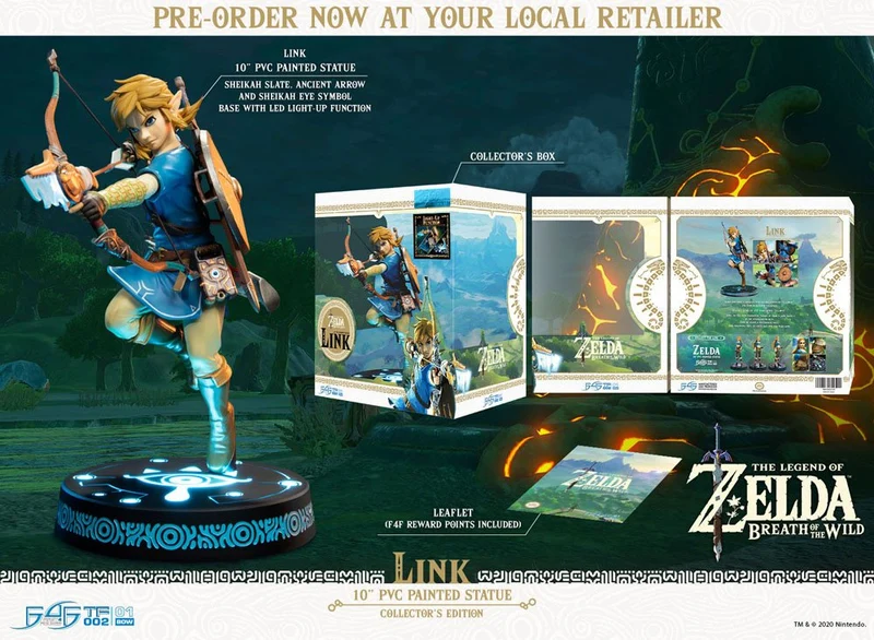 The Legend of Zelda Breath of the Wild Link Collector's Edition FIGURE