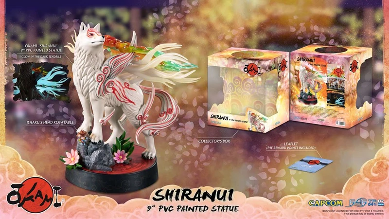 Okami PVC Statue Shiranui (Standard Pose) 23 cm FIGURE