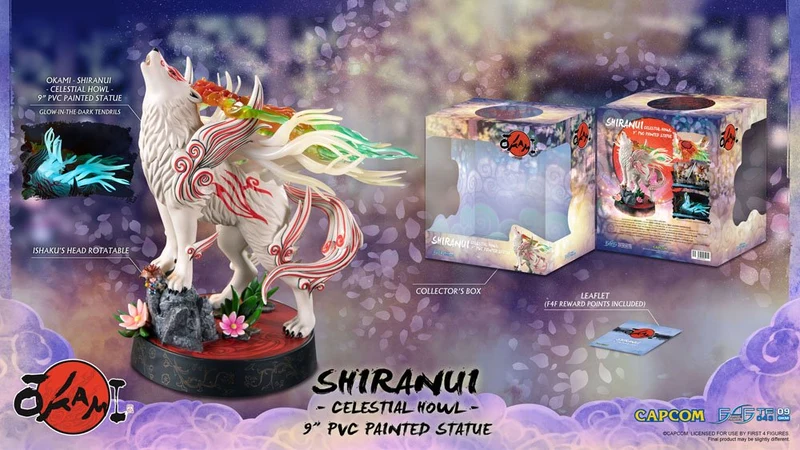 Okami PVC Statue Shiranui (Celestial Howl) 23 cm FIGURE
