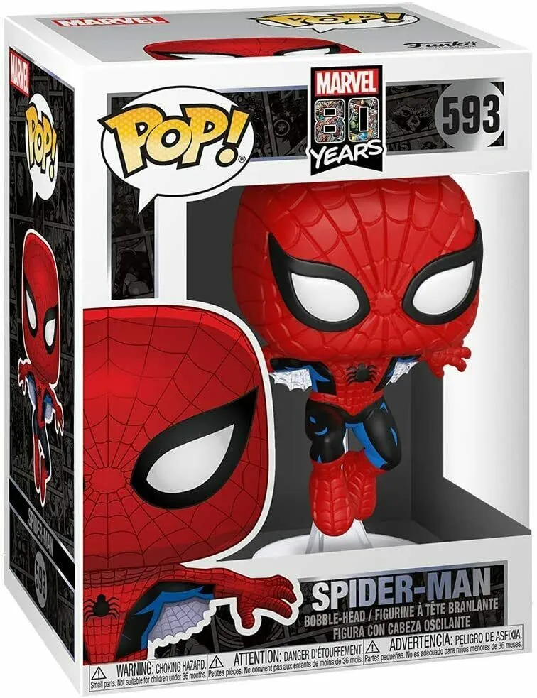 Marvel 80esimo POP! Marvel Spider-Man (prima apparizione) 9 cm PRE-ORDER 04-2022