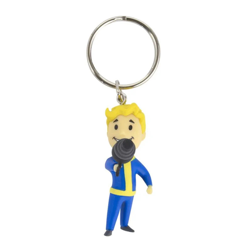 Portachiavi/portachiavi con arma energetica Vault Boy ufficiale di Fallout 76