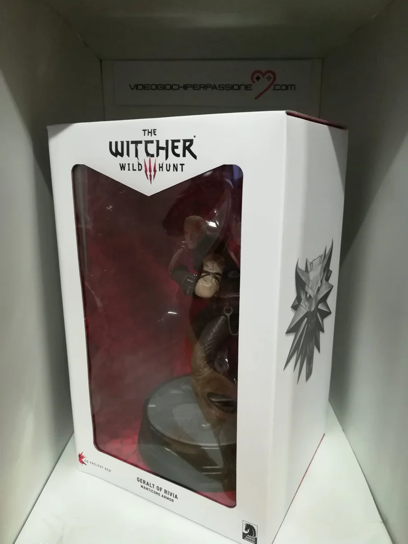 Witcher 3 Wild Hunt PVC Statue Geralt Manticore 20 cm