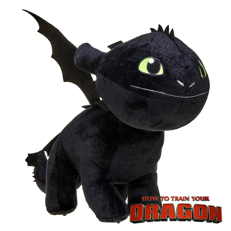 PELUCHE Dragons SDENTATO Furia Buia 33CM