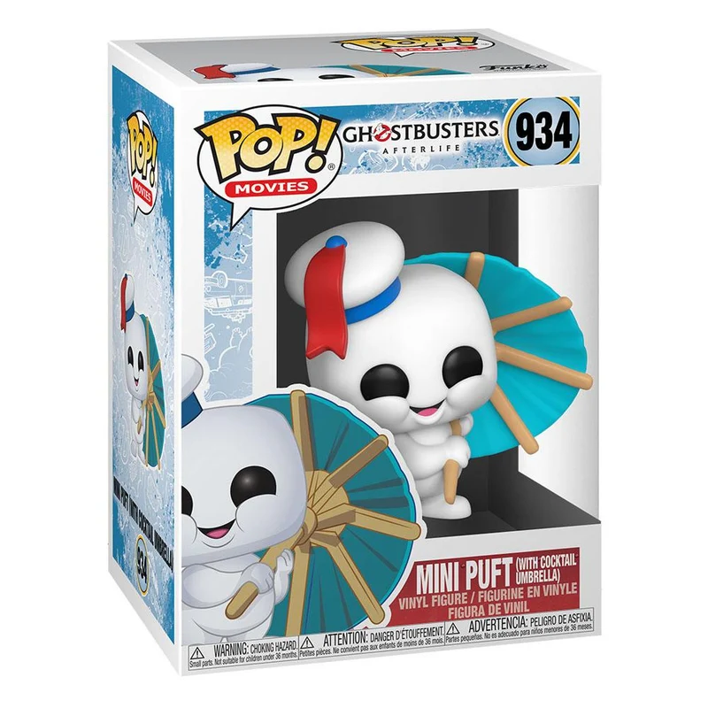 Ghostbusters: Afterlife POP! Mini Puft w/Cocktail Umbrella 9 cm