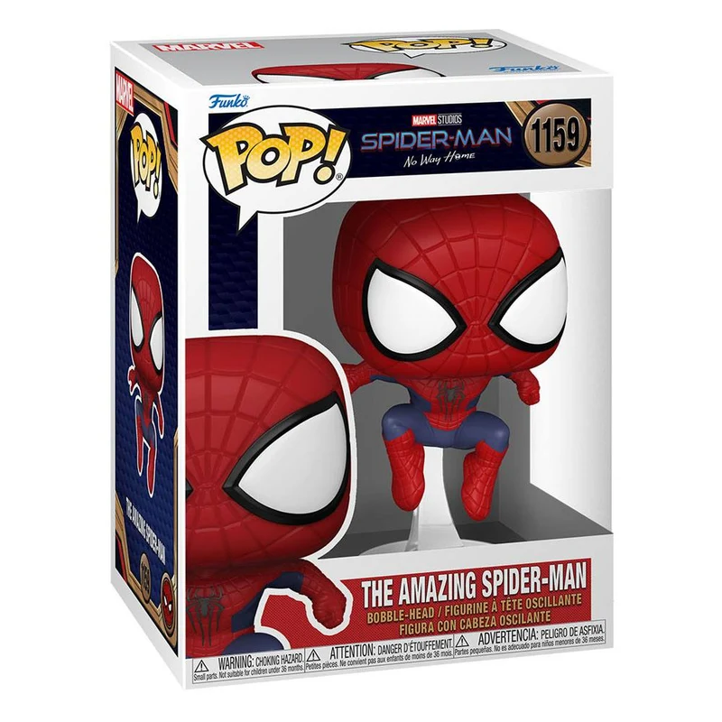 Spider-Man: No Way Home POP! Marvel Vinyl Figure The Amazing Spider-Man 9 cm [PREORDINE]