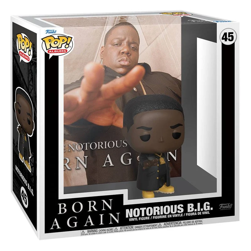 Notorious B.I.G. POP! Albums Vinyl Figure Biggie Smalls - Born Again 9 cm Figure POP! Notorious B.I.G [PREORDINE]