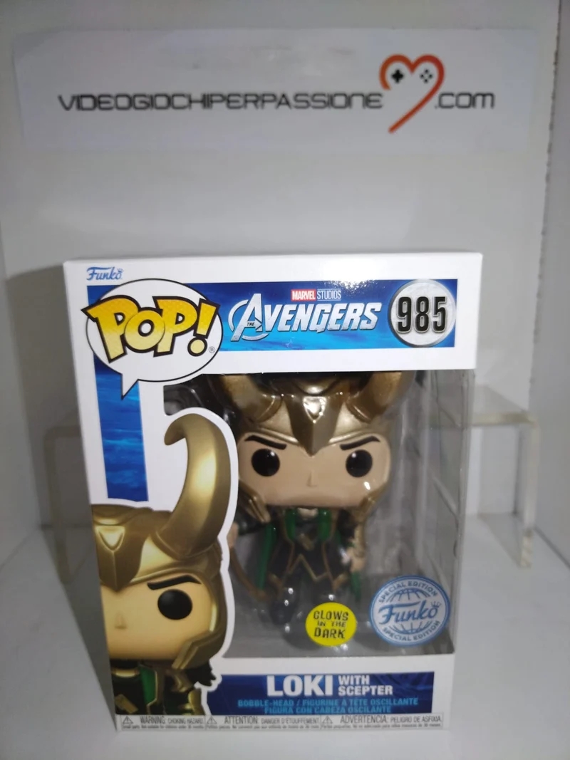 MARVEL POP! AVENGERS LOKI WITH SCEPTER -GLOWS-SPECIAL EDITION
