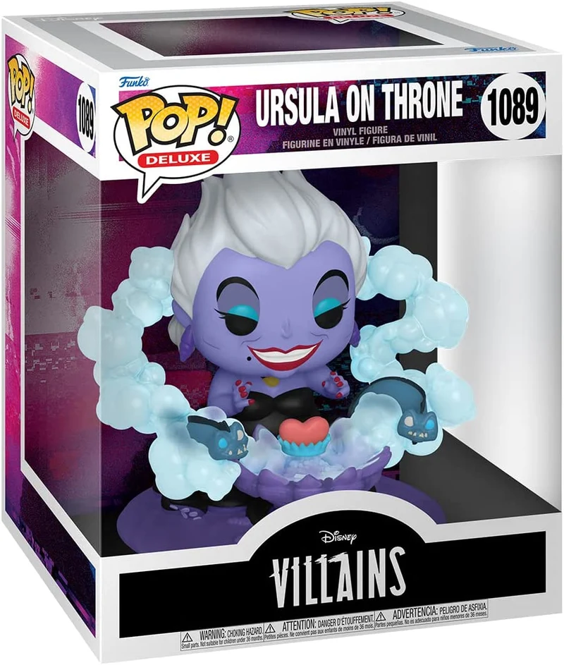 POP! FUNKO DELUXE -URSULA ON THRONE- DISNEY VILLAINS -1089