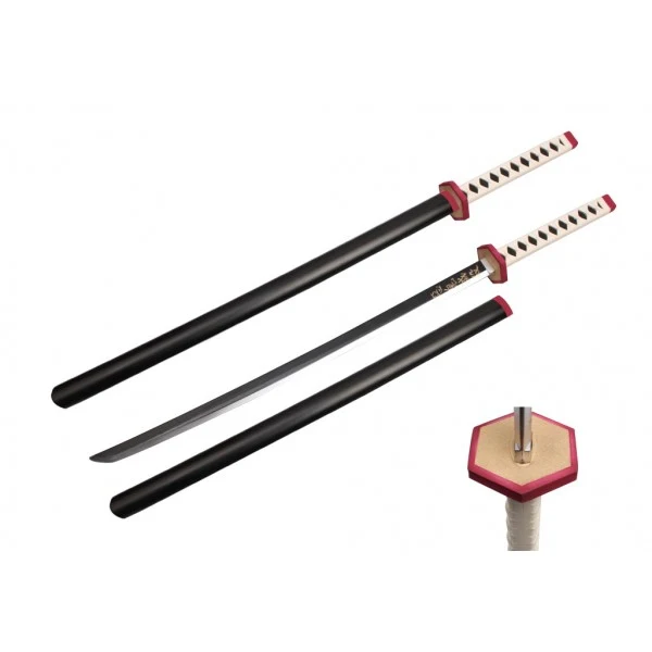 KATANA IN FOAM C/FODERO DEMON SLAYER TOMIOKA (LUN. 105 CM.)