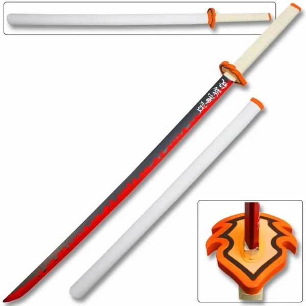 KATANA IN FOAM C/FODERO DEMON SLAYER KAMADO (LUN. 105 CM.)