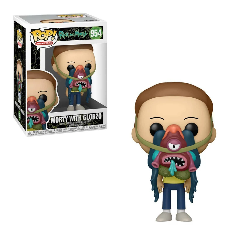 POP! FUNKO RICK AND MORTY 954 MORTY WITH GLORZO
