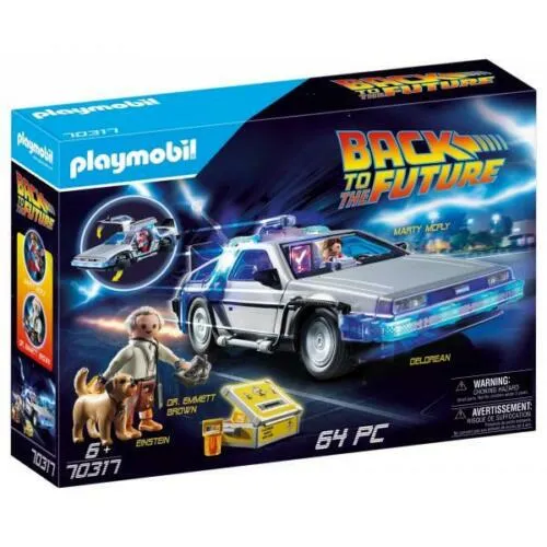 PLAYMOBIL RITORNO AL FUTURO 70317 DeLorean con effetti di luce