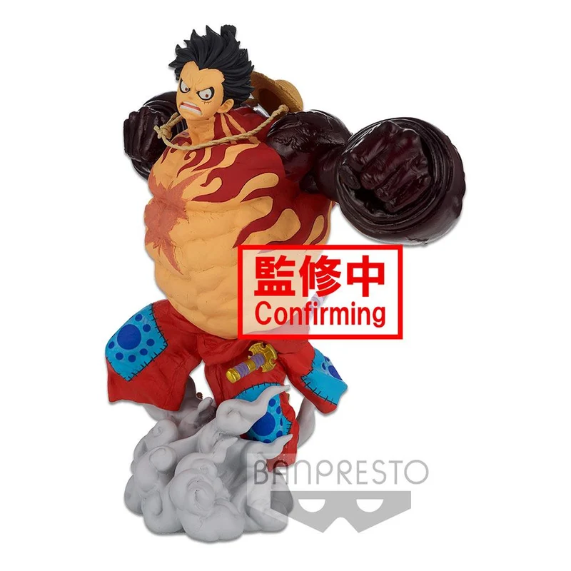 One Piece BWFC 3 Super Master Stars Piece Statue Monkey D. Luffy Gear4 The Original 22 cm