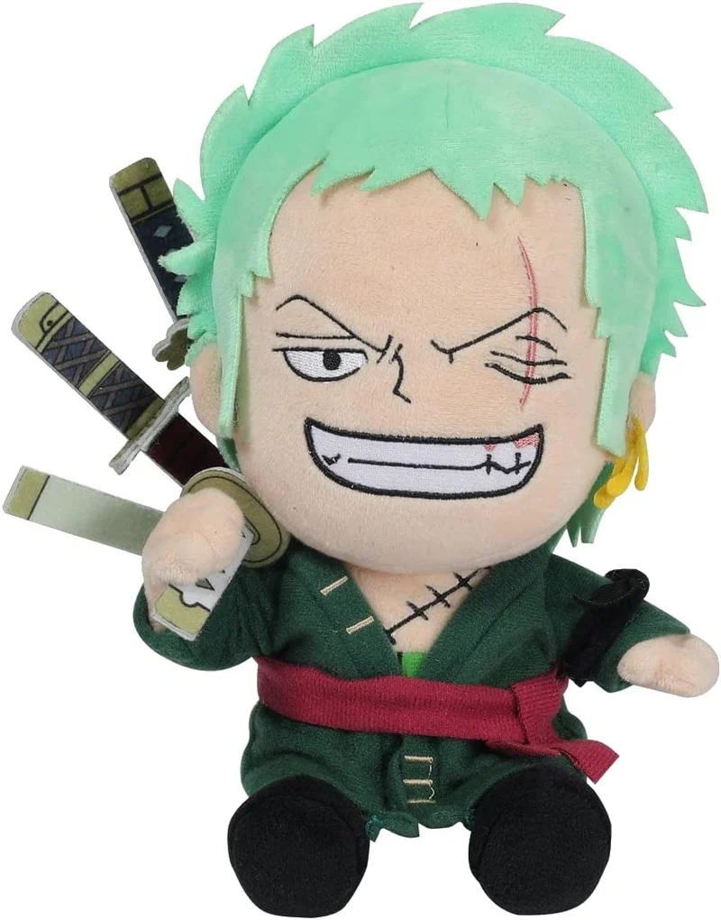 One Piece – Rorona Zoro – Peluche – 25 cm – Originale e con licenza