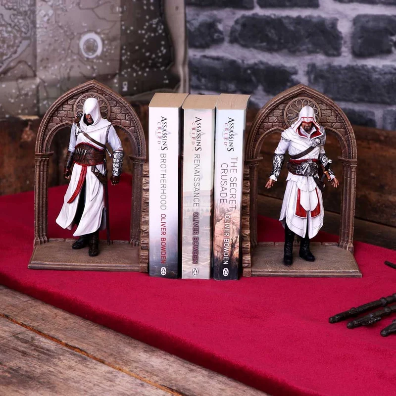 Reggilibri/Porta Videogames/DVD di Assassin's Creed Altaïr ed Ezio 24 cm