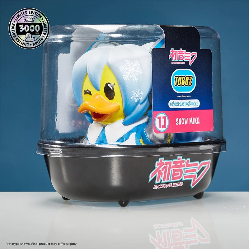 Hatsune Miku Snow Miku TUBBZ Cosplaying Duck da collezione