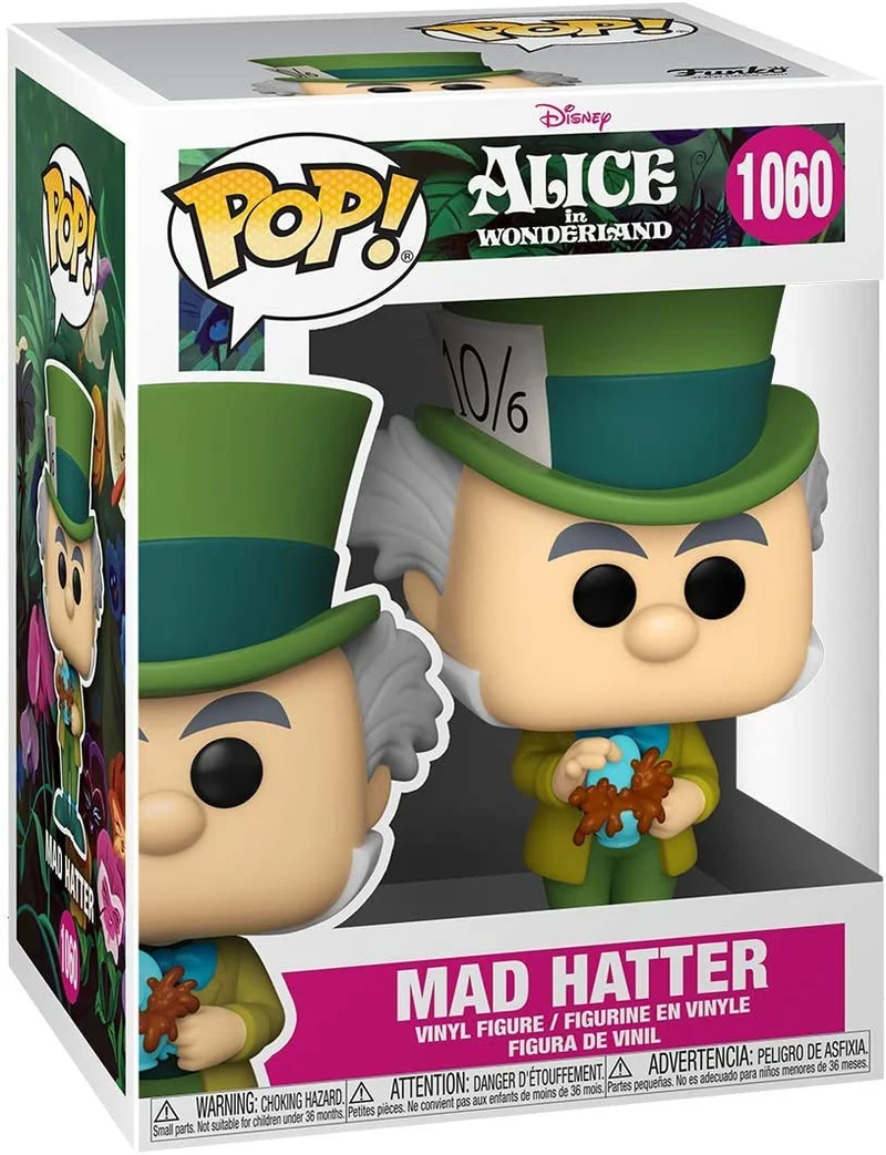 POP! DISNEY-ALICE WONDERLAND- MAD HATTER -1060