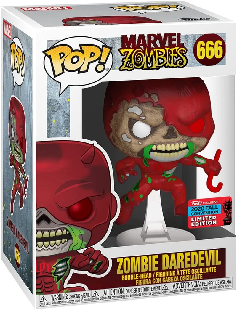 POP Funko Marvel Zombies 666 Zombie Daredevil 2020 Fall Convention Exclusive