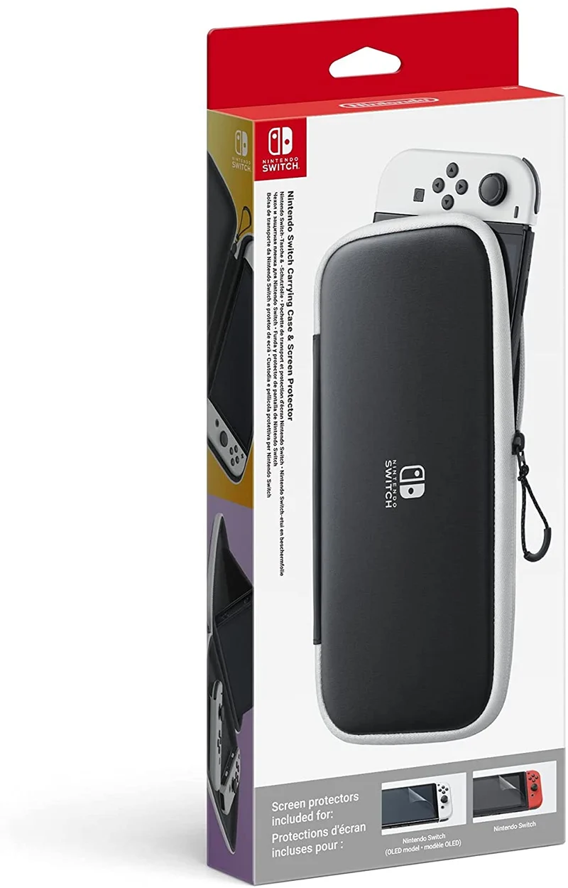 Custodia e Pellicola Protettiva per Nintendo Switch Modello OLED - Nintendo Switch