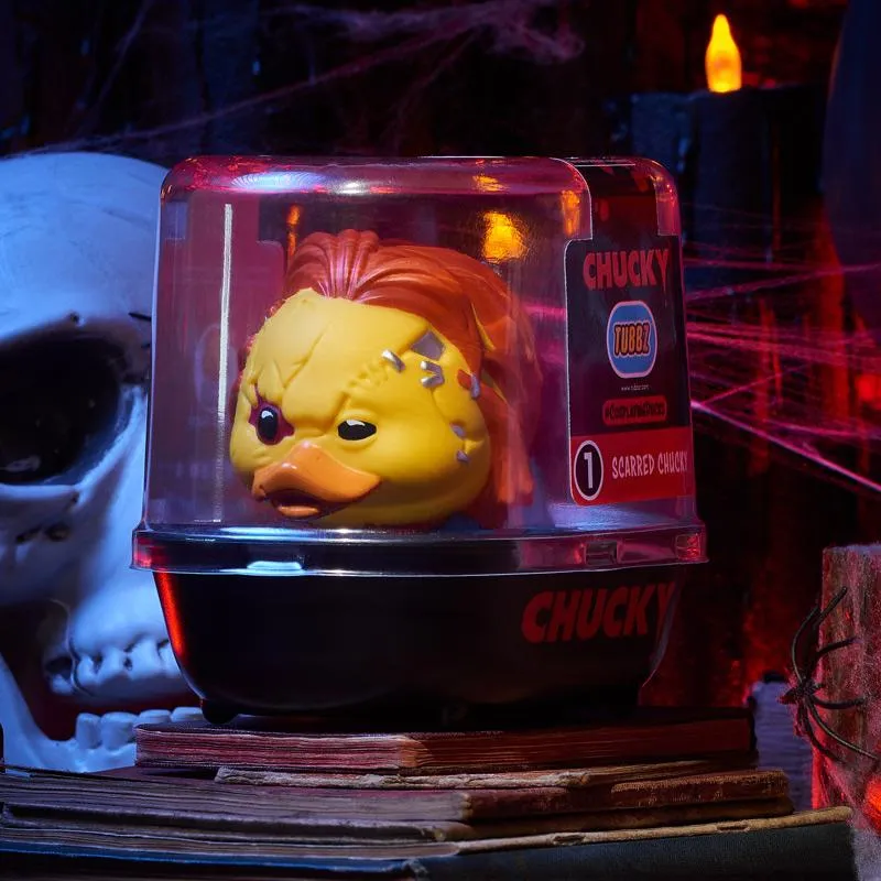 CHUCKY SCARRED CHUCKY TUBBZ COSPLAYING DUCK COLLECTIBLE