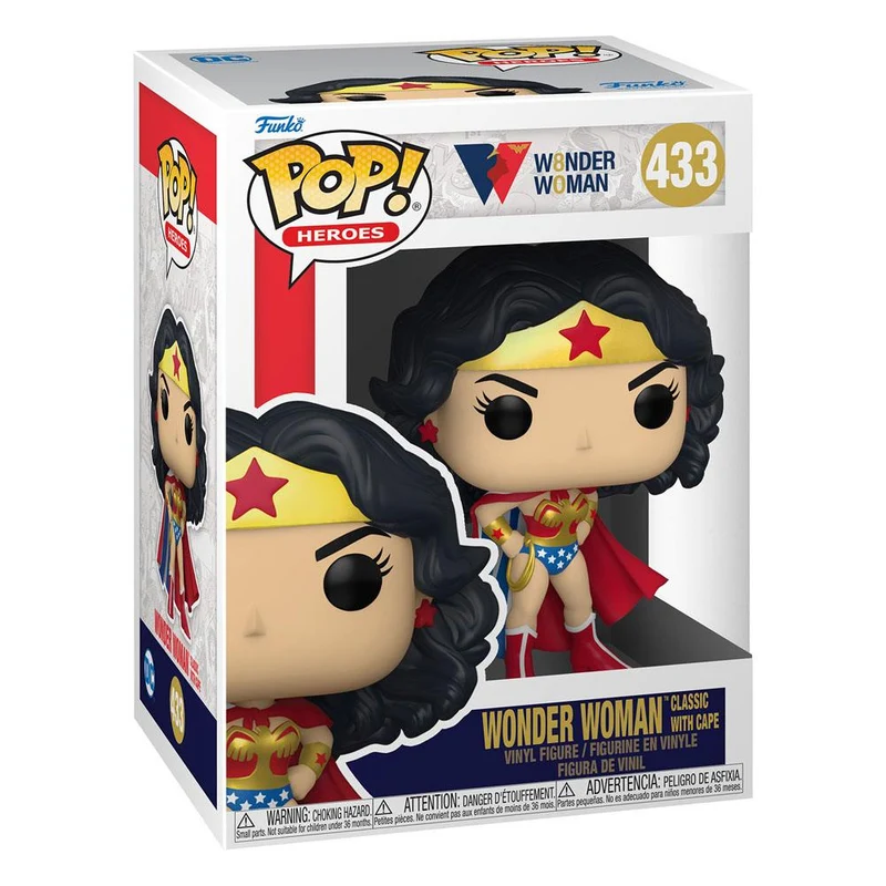 DC Comics POP! Heroes Wonder Woman 80th Anniversary 9 cm