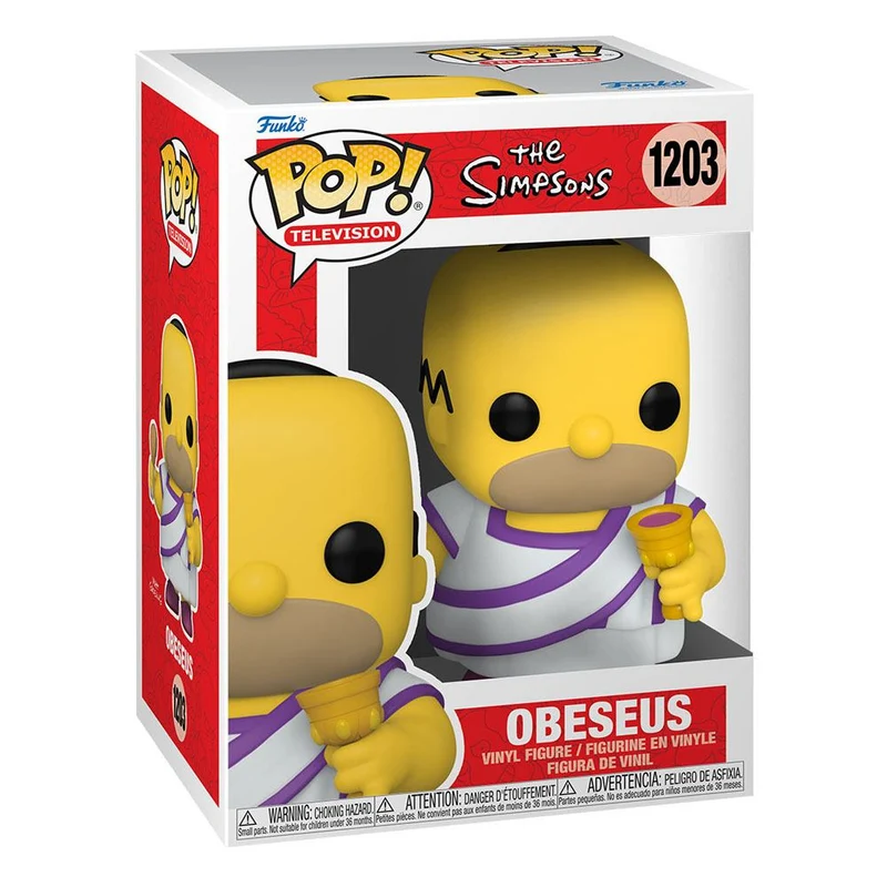 The Simpsons POP! Animation Vinyl Figure Obeseus the Wide 9 cm