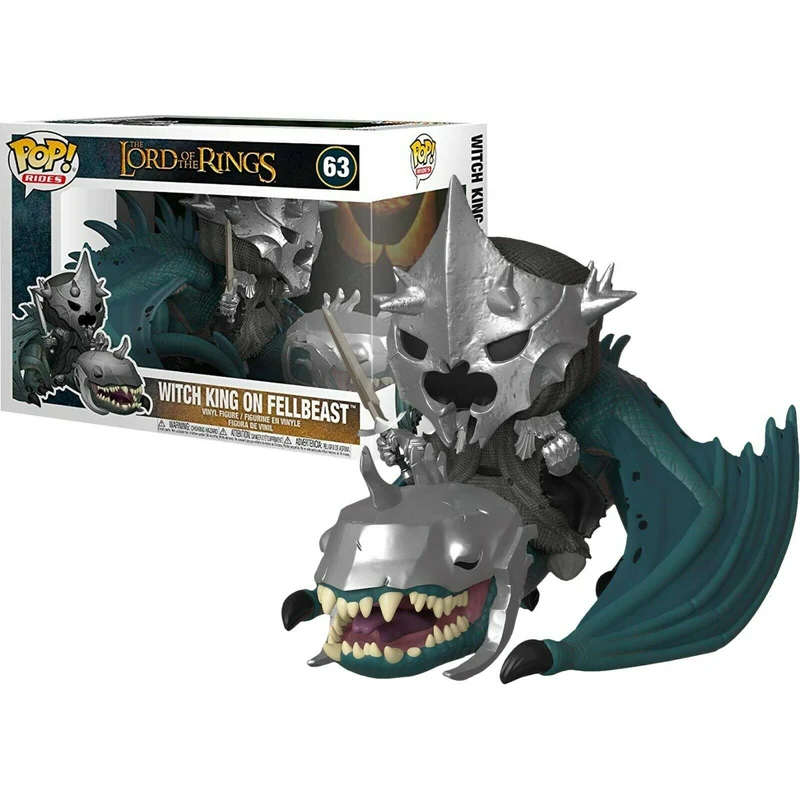Lord of the Rings POP! Rides Figure Witch King & Fellbeast 15 cm PRE-ORDER 08-2022