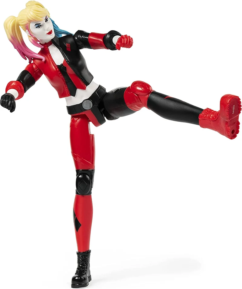DC Comics, Batman Harley Quinn, FIGURE 30 cm e dotato di 11 punti di articolazione
