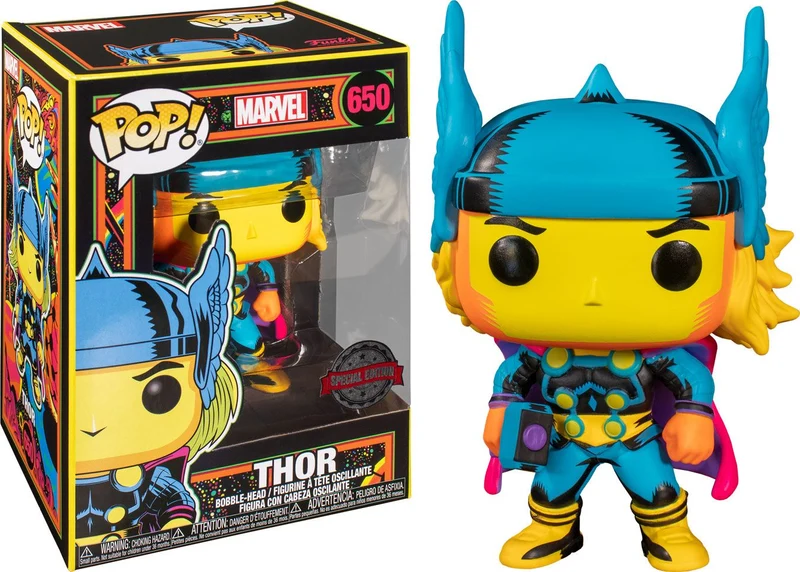 Marvel POP! Marvel Black Light Thor 9 cm