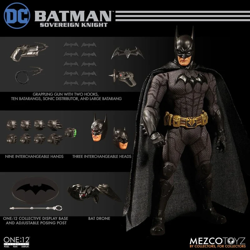 DC Comics Action Figure 1/12 Batman Sovereign Knight 15 cm