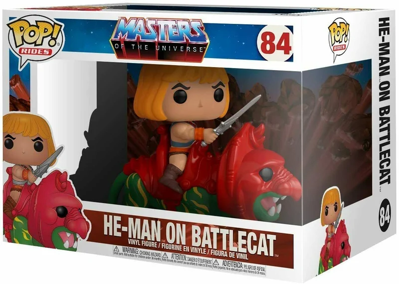 Masters of the Universe POP! He-Man on Battle Cat 18 cm-PRE -ORDER 08-2022