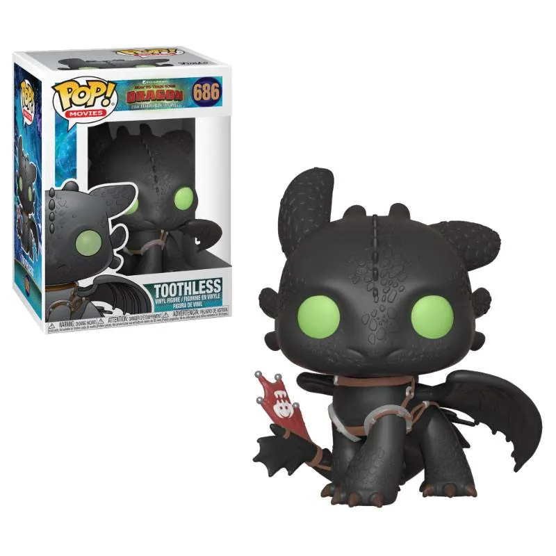 How to Train Your Dragon 3 POP! Vinyl Figure Toothless 9 cm-PRE-ORDER 11-2022
