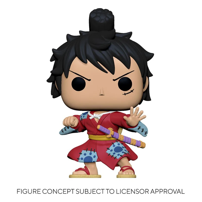 One Piece POP! Animation Luffy in Kimono 9 cm