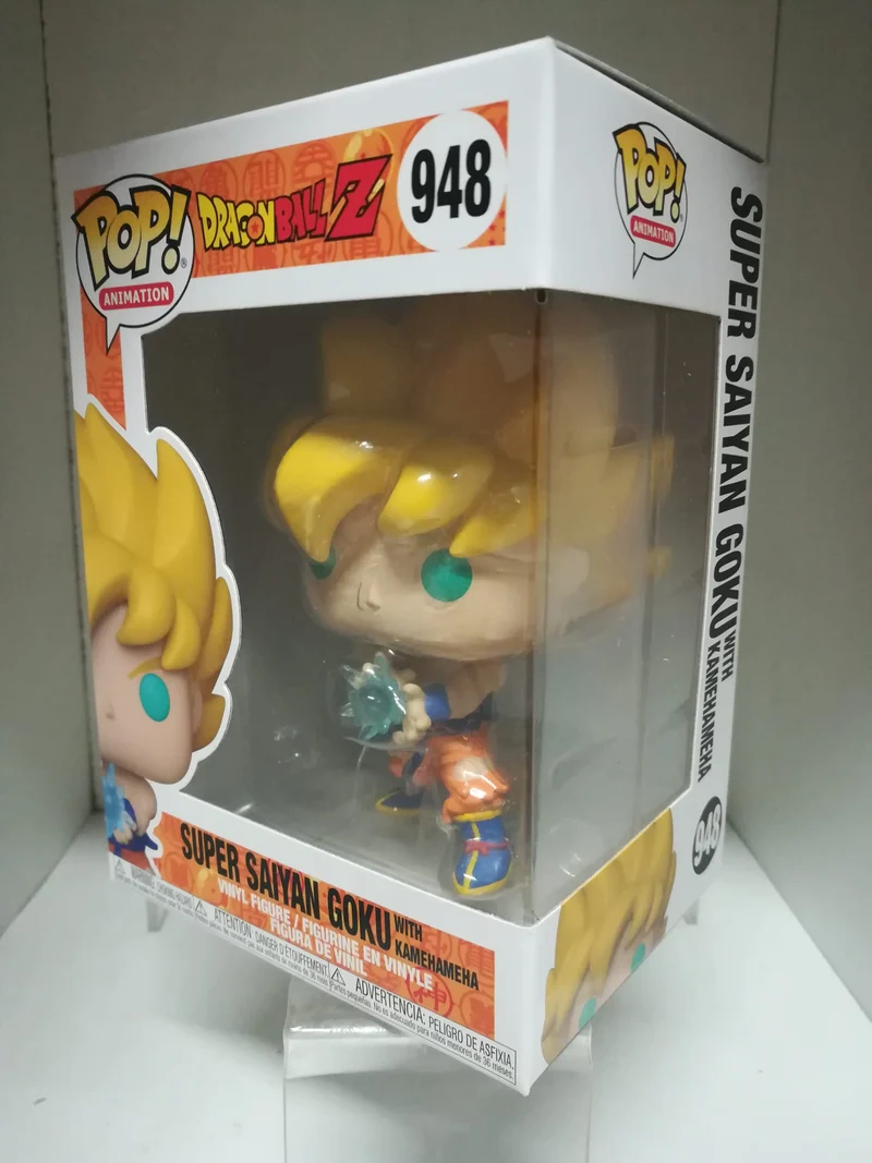 Dragon Ball Z POP! Animation SS Goku w/ Kamehameha Wave 9 cm