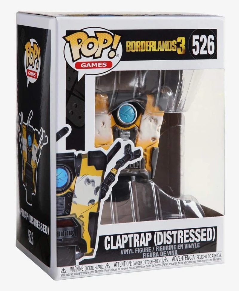 POP. FUNKO BORDERLANDS 3 -CLAPTRAP(DISTRESSED)-526