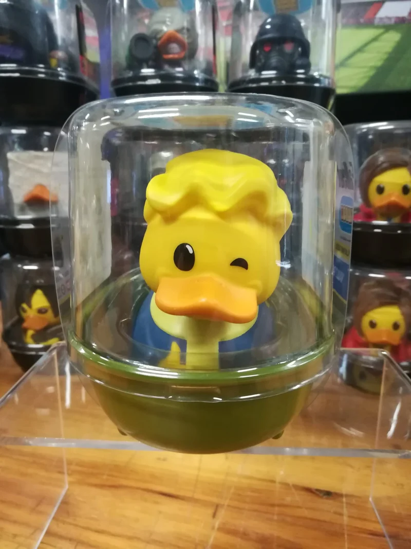 cosplaying ducks TUBBZ FALLOUT VAULT BOY