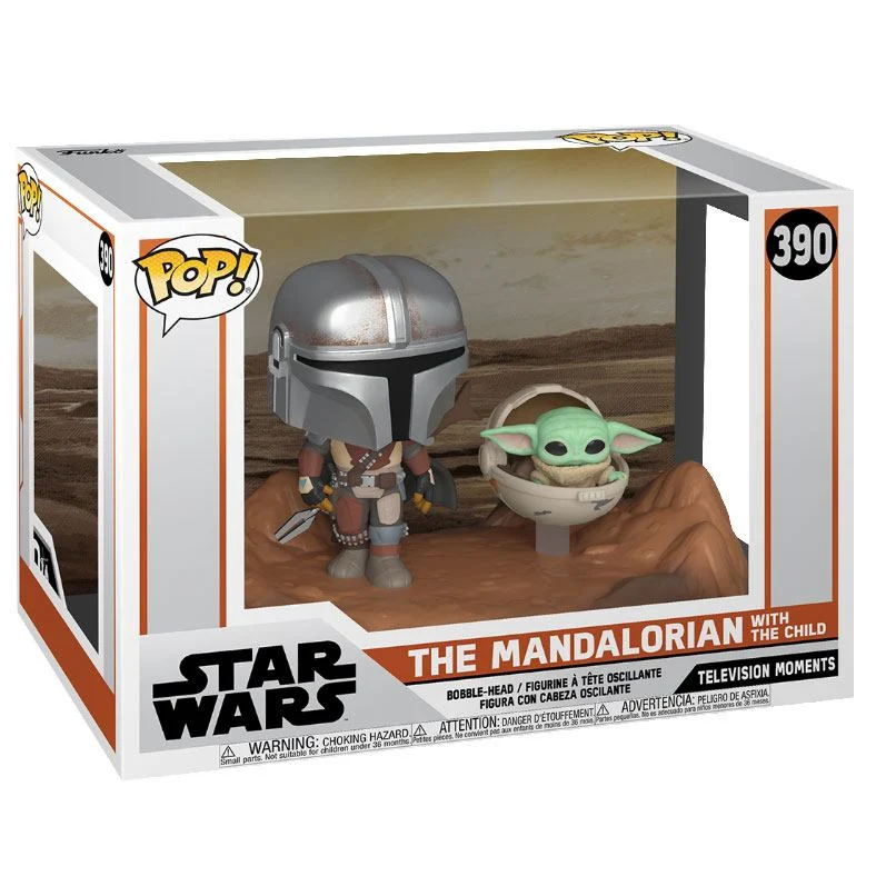 The Mandalorian POP Moment! 2-Pack Mandalorian & Child 9 cm