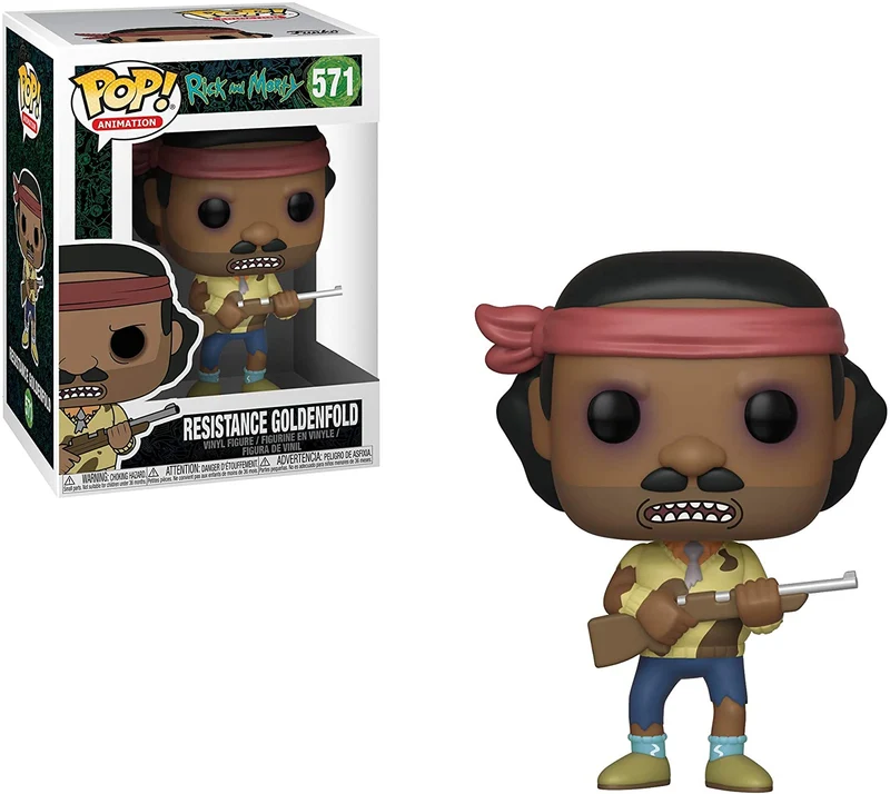 POP|! FUNKO RICK AND MORTY -RESISTANCE GOLDENFOLD -571-