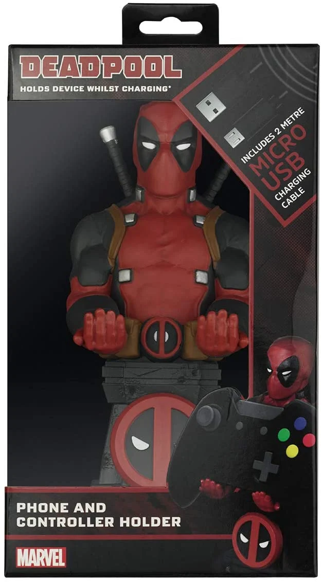 Cable Guy- Deadpool-Supporto per telefono e controller