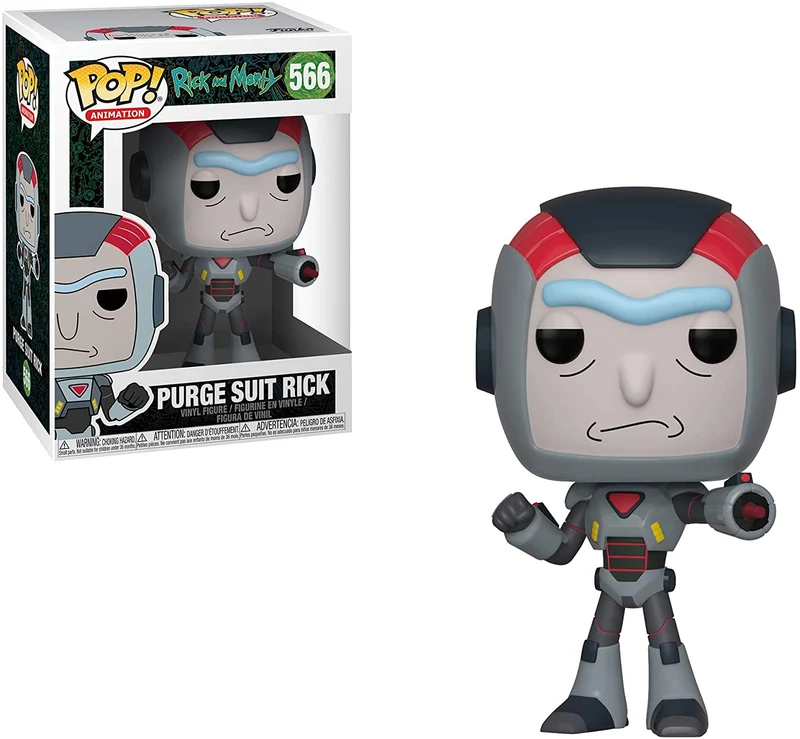 POP! FUNKO RICK AND MORTY PURGE SUIT RICK -566-