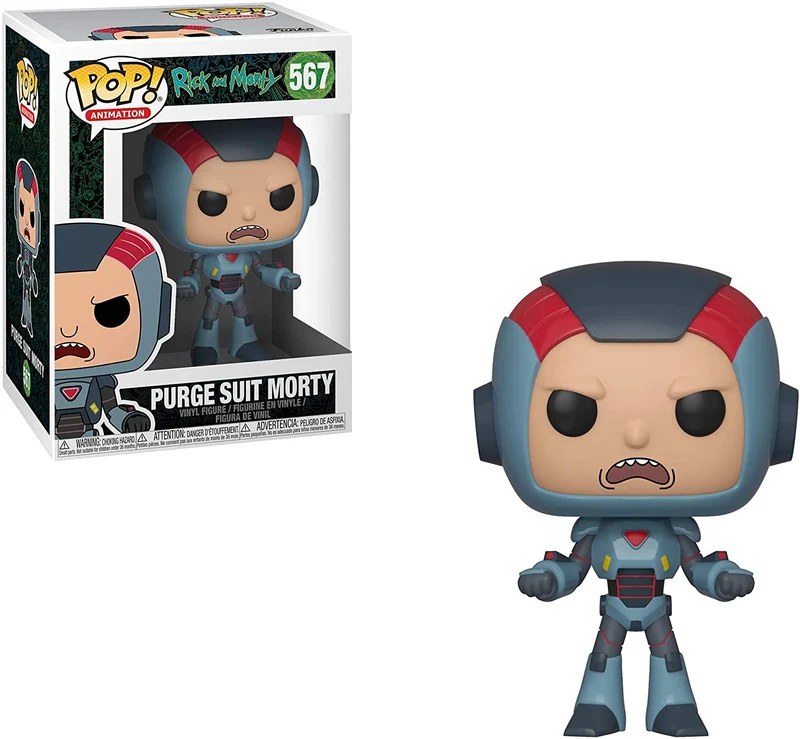 POP! FUNKO -R&M- PURGE SUIT MORTY -567-