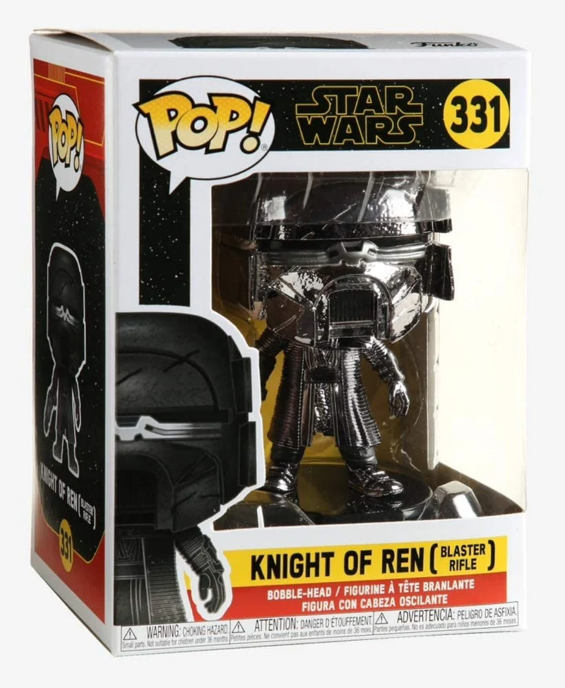 POP! FUNKO Star Wars - KNIGHT OF REN-(Hematite CHROME)-331