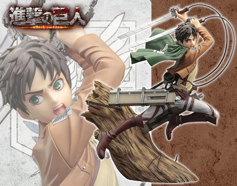 Attack on Titan ARTFX J Statue 1/8 Eren Yeager Renewal Package Ver. 35 cm
